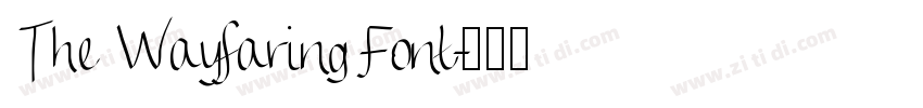The Wayfaring Font字体转换